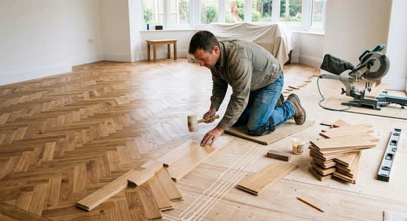 Plank Floor Installation in Manassas, VA